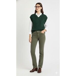 L.L. Bean Green Straight Leg Pants